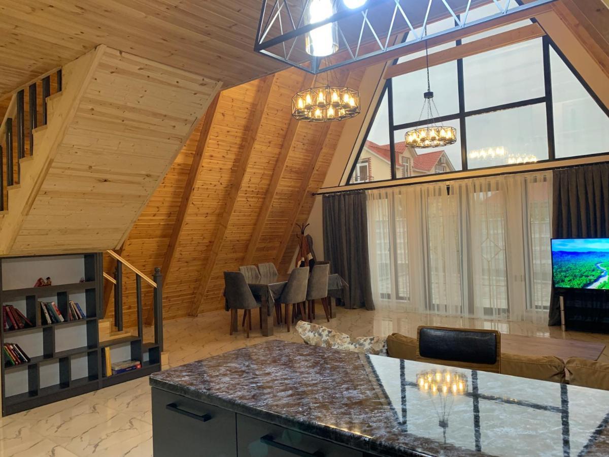 Qafqaz Family Chalet Villa Gabala Eksteriør billede