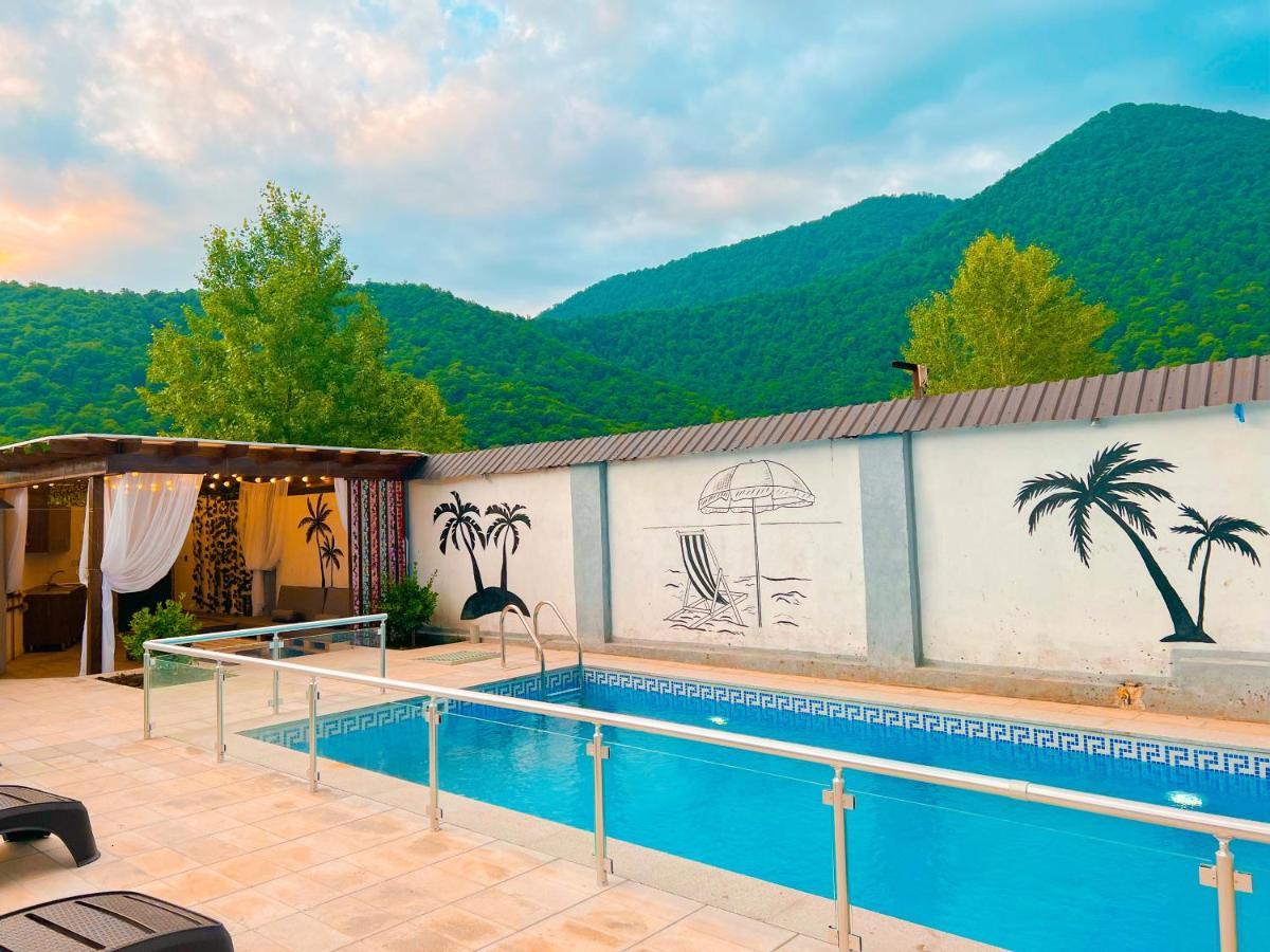 Qafqaz Family Chalet Villa Gabala Eksteriør billede
