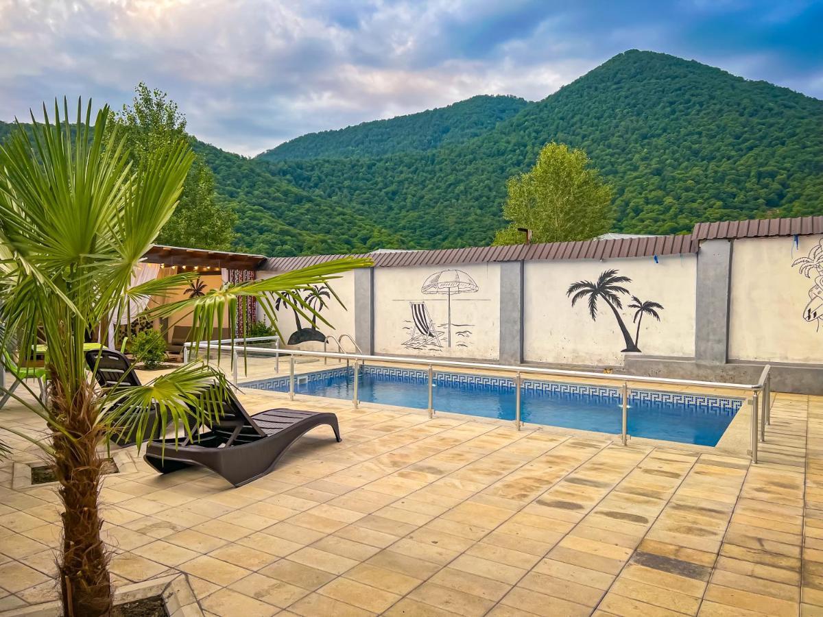 Qafqaz Family Chalet Villa Gabala Eksteriør billede